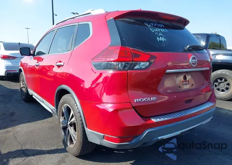 2017 Nissan Rogue Sl из США, поврежденный, VIN JN8AT2MT5HW391378